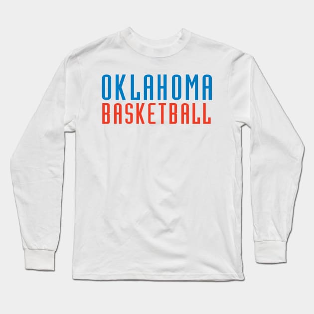 Oklahoma City Thunder Long Sleeve T-Shirt by teakatir